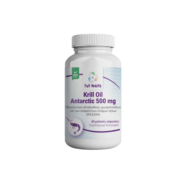 KRILL OIL ANTARCTIC 500mg, 60 Softgels